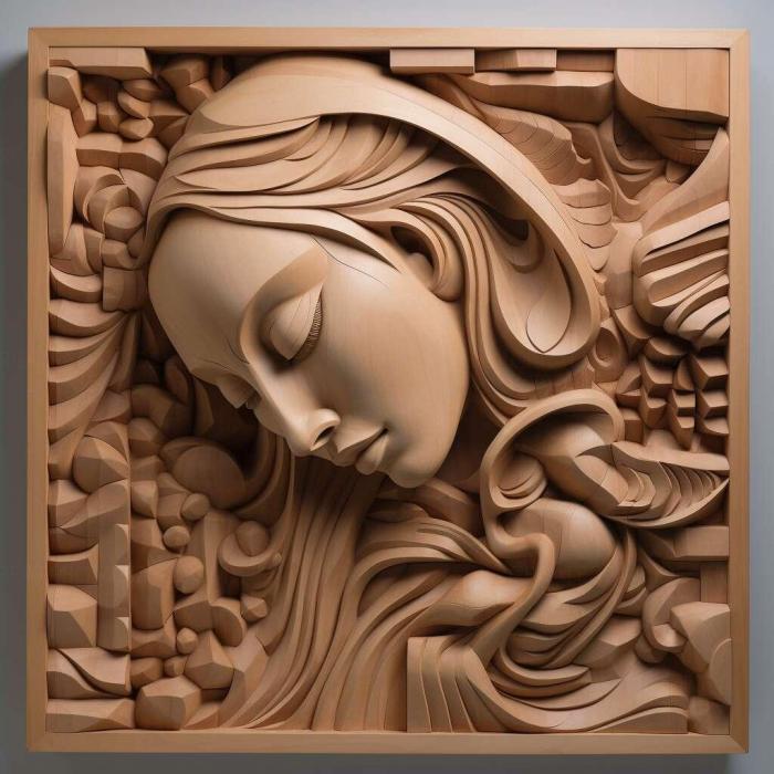 نموذج ثلاثي الأبعاد لآلة CNC 3D Art 